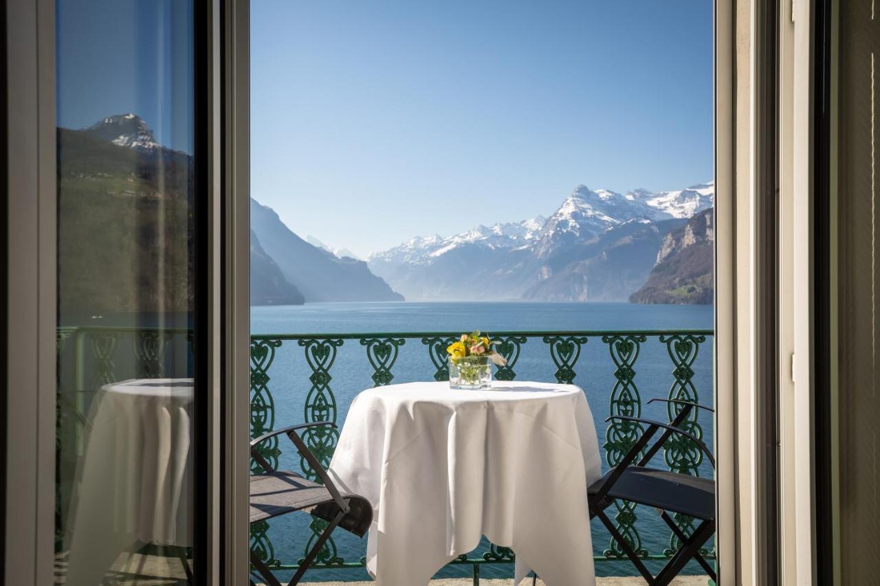 Seehotel Waldstaetterhof Swiss Quality Brunnen Ngoại thất bức ảnh